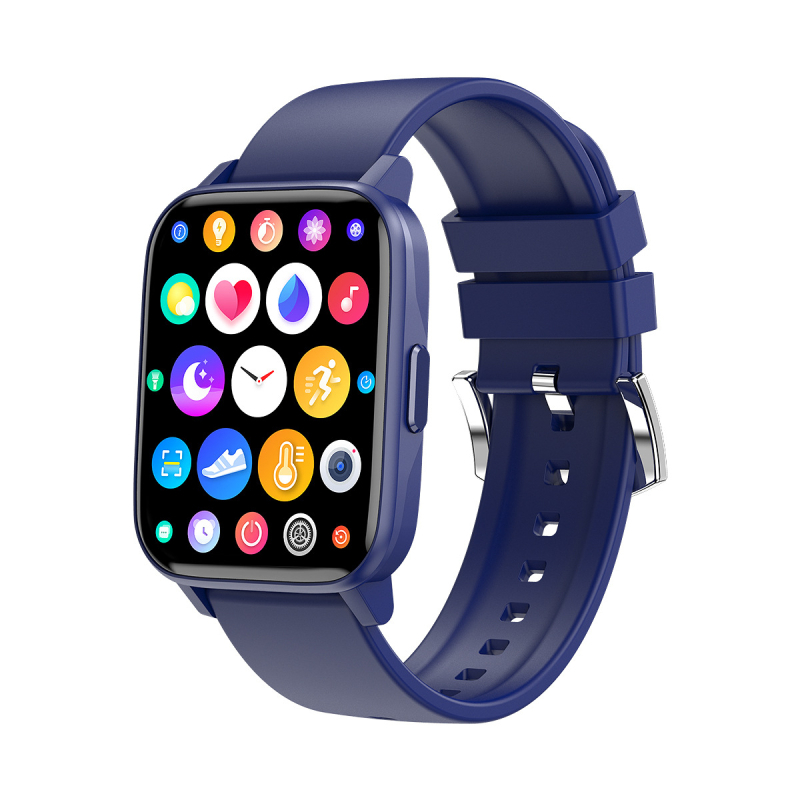 GW24 sportinis išmanusis laikrodis su širdies ritmo, kraujospūdžio ir kraujo deguonies monitoravimu; IP67 atsparus vandeniui; miego stebėjimas; išmanieji pranešimai