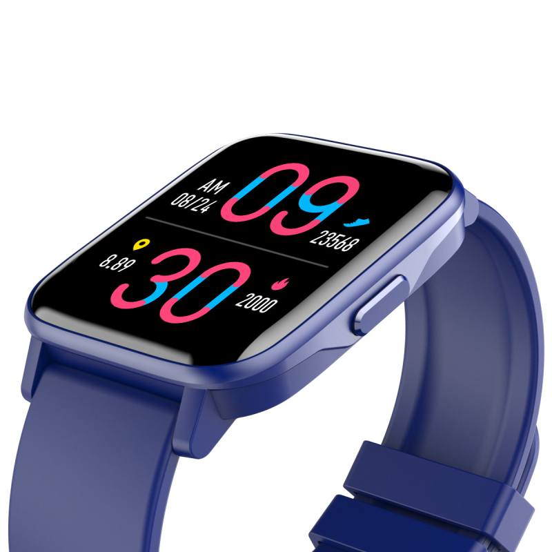 GW24 sportinis išmanusis laikrodis su širdies ritmo, kraujospūdžio ir kraujo deguonies monitoravimu; IP67 atsparus vandeniui; miego stebėjimas; išmanieji pranešimai