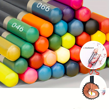 Lc-stationery Комплект за рисуване с моливи в дървена кутия и метални моливи