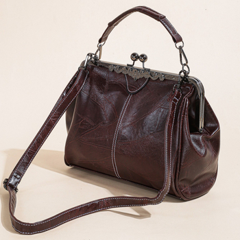 Moteriška PU rankinė per petį su užraktu, mini kvadrato forma, horizontalaus stiliaus