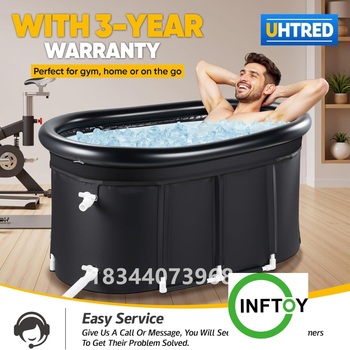 Ovalus ledo vonios kibiras suaugusiems, PVC, 4 kg, 0,5 mm storis