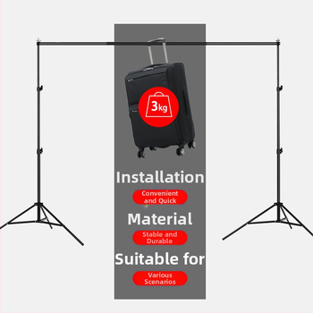 Medole MD88 fono laikiklis su geležies vamzdžio rėmu fotografijai ir vaizdo įrašams; tinkamas drabužių fotografavimui; komplekte fono rėmas ir saugojimo krepšys