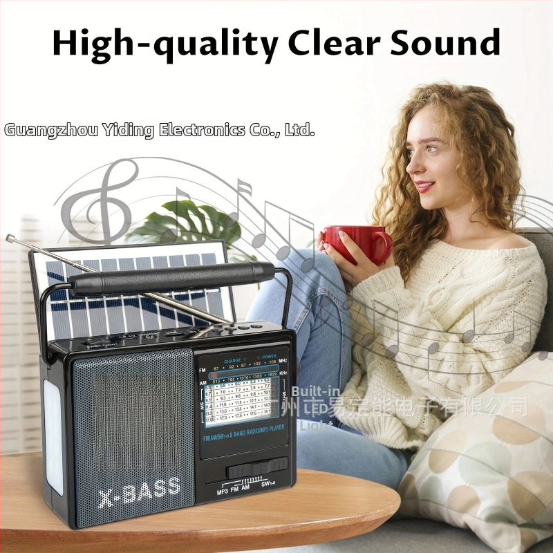 M-116BT Daudzbandu īsviļņu radiostacija ar USB portu, MP3 atbalstu, LED gaismu, 1000–1999 mAh akumulatoru