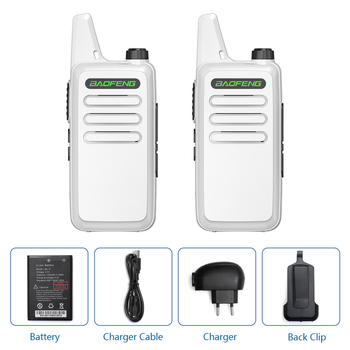 Baofeng BF-T20D рация, 30 канала, обхват 1,5–3 км, литиева батерия, USB директно зареждане, инженерно предназначена за строителни обекти