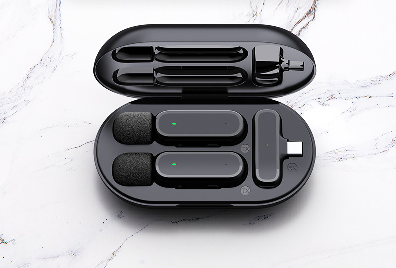 K60 laidinis lavalier mikrofonas vaizdo įrašams – omnidirekcinis, 30Hz-15kHz, SNR ≥60dB, modelis K60, interviu įrašams