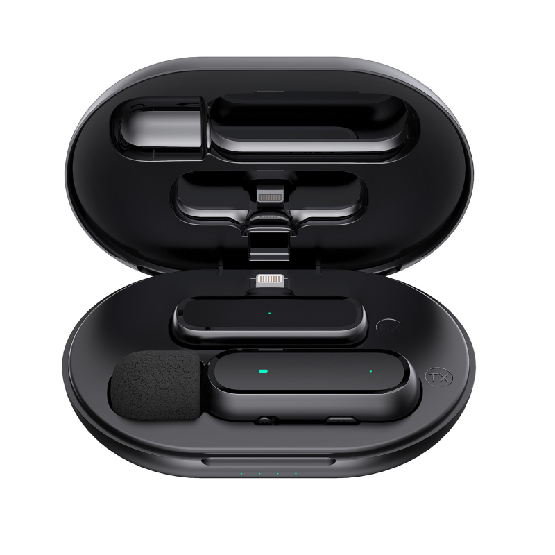 K60 laidinis lavalier mikrofonas vaizdo įrašams – omnidirekcinis, 30Hz-15kHz, SNR ≥60dB, modelis K60, interviu įrašams