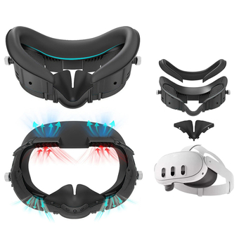 3-osios kartos plastinis kempinės laikiklis Meta Quest 3, silikono konstrukcija, vulkanizavimo formavimas