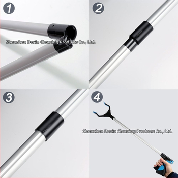 Dexin rankinis gaudiklis šiukšlėms, lengvas, ultra ilgas pasiekiamumas, metalo ir plastiko konstrukcija