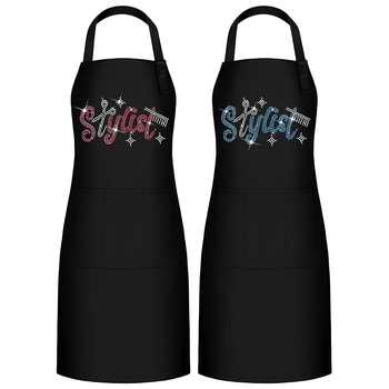 Șorț fără mâneci din poliester pentru coafură/frizerie, anti-murdărire, stil modern minimalist