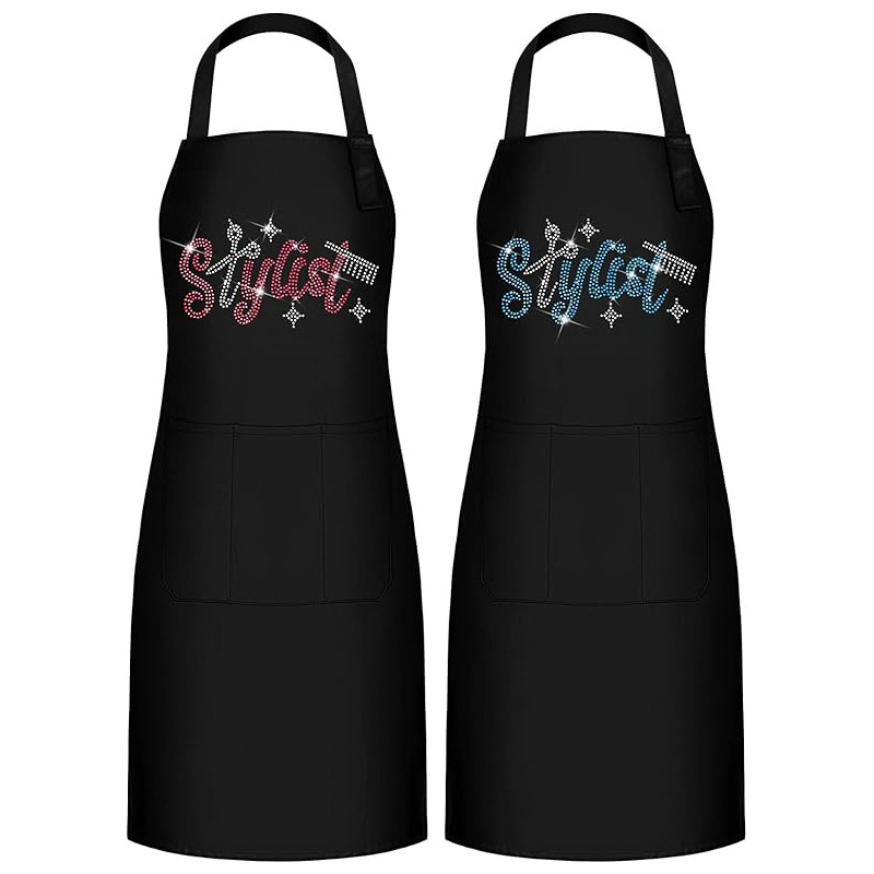 Șorț fără mâneci din poliester pentru coafură/frizerie, anti-murdărire, stil modern minimalist