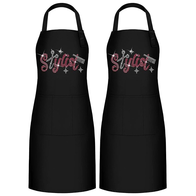 Șorț fără mâneci din poliester pentru coafură/frizerie, anti-murdărire, stil modern minimalist