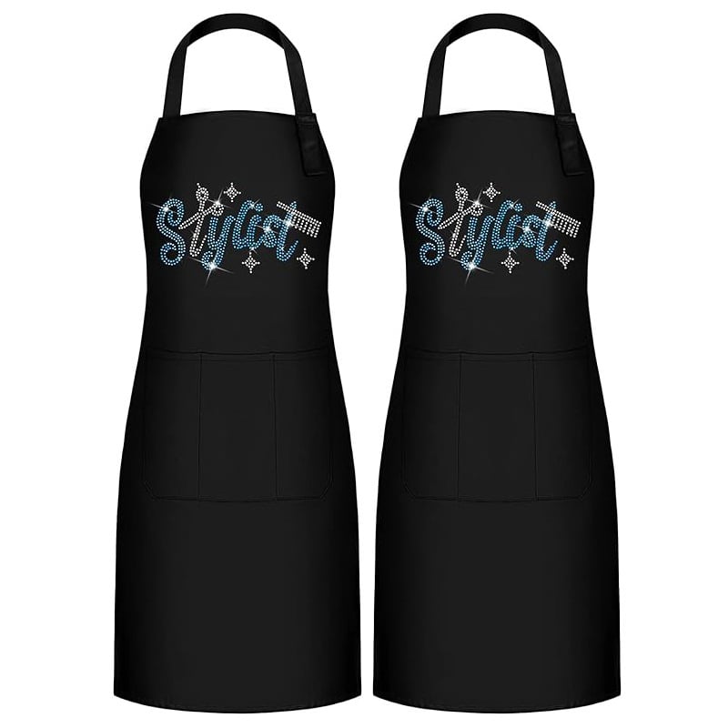 Șorț fără mâneci din poliester pentru coafură/frizerie, anti-murdărire, stil modern minimalist