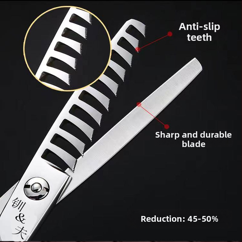Jifu juukseharvendajad kääridega, 50% harvendus, 10 hambad, kaal 0,1 kg