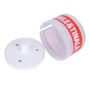 PP plastiko laikymo dėžutė su dangteliu, dėklas modelis, logotipo spausdinimas, privatūs ženklai galimi