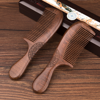 Palace Carpenter дървен гребен от сандалово дърво и розово дърво  
– антистатичен гребен, подходящ за подарък за рожден ден и за бизнес подаръци