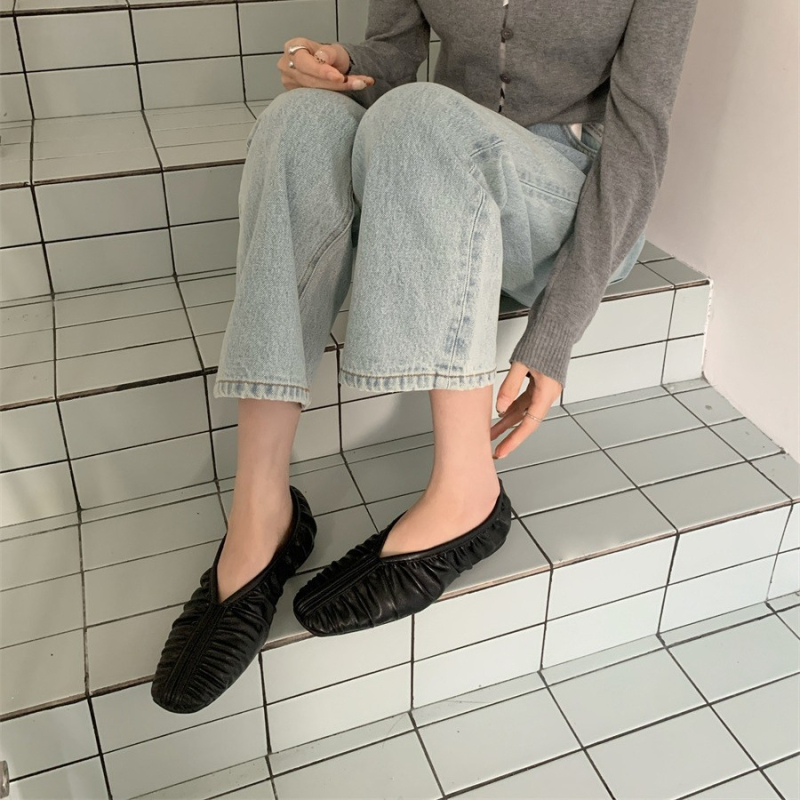 Pantofi casual femei, vârf pătrat, microfibră, talpă din cauciuc, toc mic 1–3 cm, șireturi