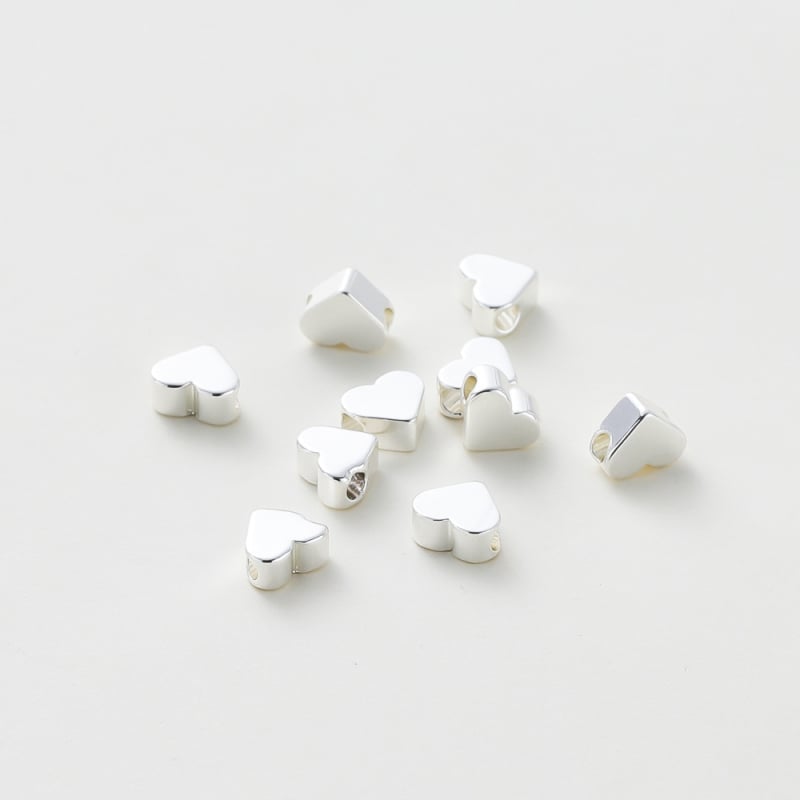 Сърцевидни медни мъниста-разделители за бижута, ръчна изработка, златно покритие чрез електроплакиране, серия Color-preserving real gold, марка Zigu