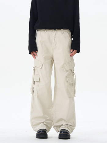 xxbro Работно-ежедневни панталони, памук 100%, талия средна, цип