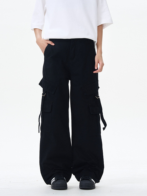 xxbro Работно-ежедневни панталони, памук 100%, талия средна, цип