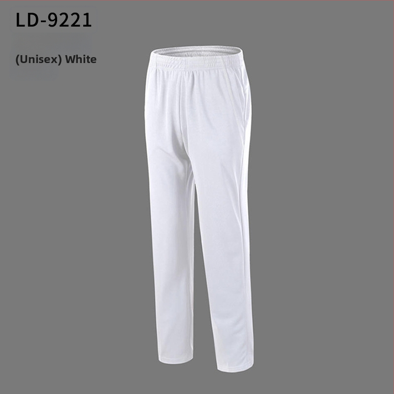 Ātri žūstošas bikses ar taisnu piegriezumu, universālas, grupu nodarbībām, vieglatlētikai un skrējienam, ar logotipa uzdrukāšanu