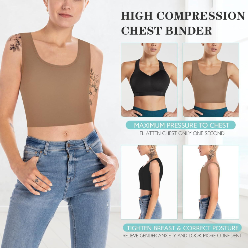 Moteriškas tomboy stiliaus sportinis liemenėlis, pilno puodelio, be formavimo, pagrindinis audinys: nailonas, įdėklas: medvilnė, patogus