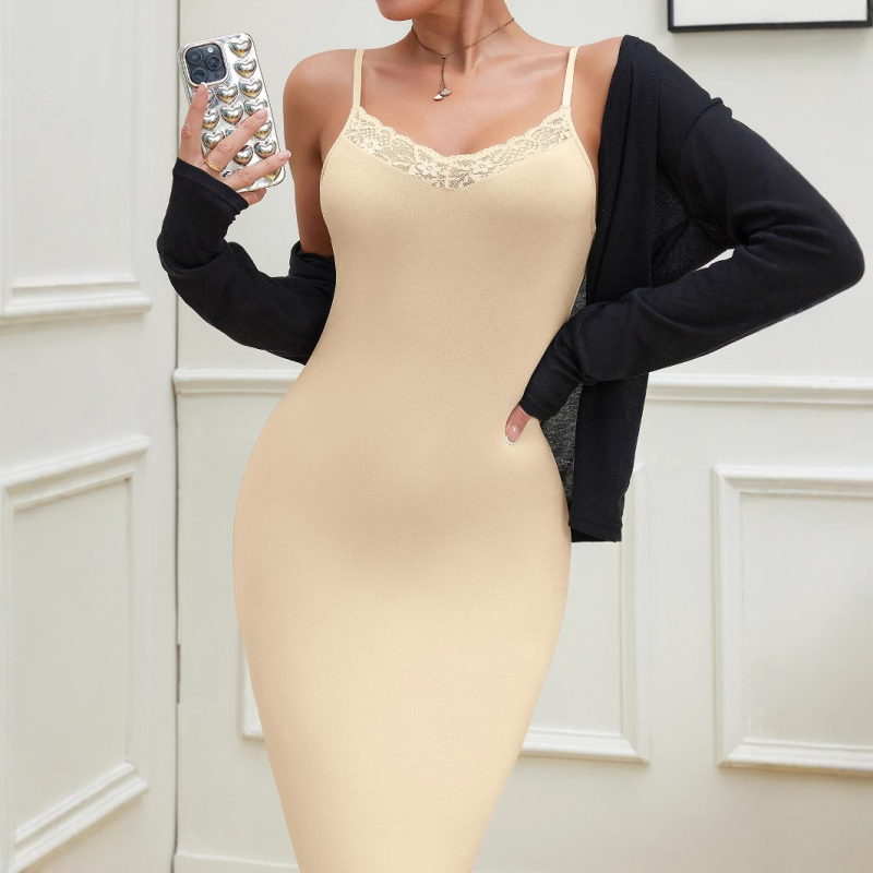 Šaty z viskózy na ramienkach, tenká látka, bez rukávov, bez goliera, dĺžka sukne