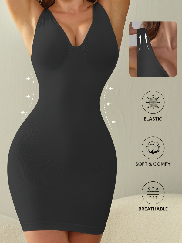 Dámske šaty na telo z PVC látky, midi dĺžka, golier polo, 3/4 rukávy, umelecký vintage štýl