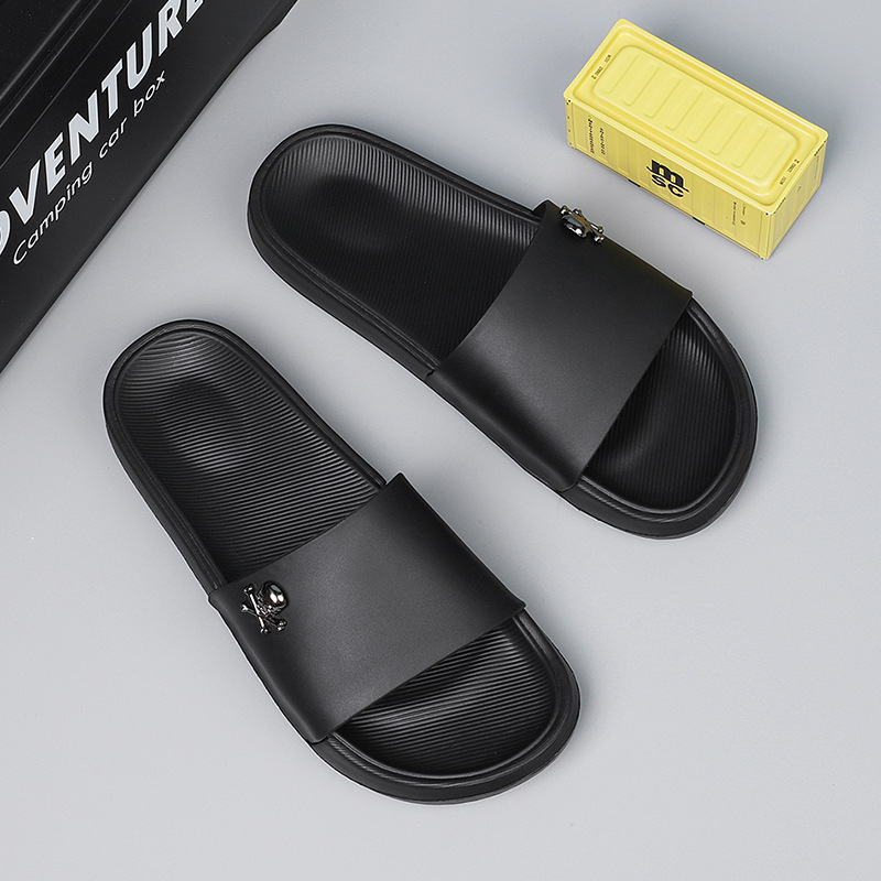 Unisex slides s PVC hornou, EVA podrážka, pull-on zapínanie, ležérny štýl