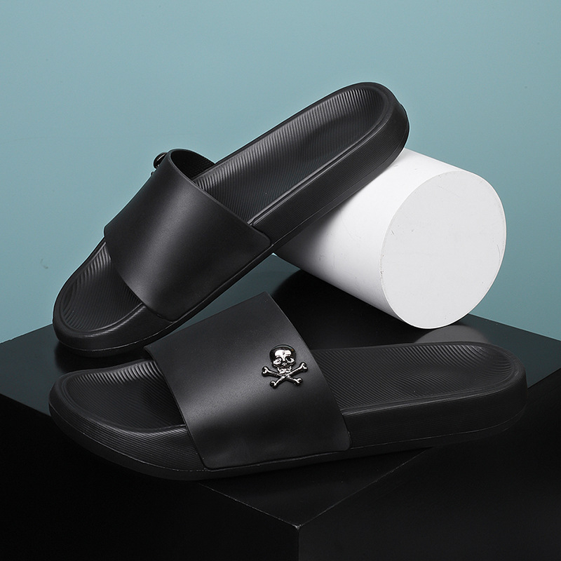 Unisex slides s PVC hornou, EVA podrážka, pull-on zapínanie, ležérny štýl