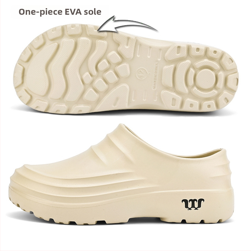 TAJI Vyriski virtuvės darbiniai batai – Neslidūs, atsparūs vandeniui ir aliejui; viršus EVA, padas EVA, Injection technologija