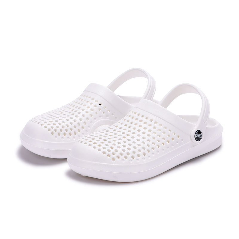 Unisex Crocs-stiilis rand- ja veesandaalid, kerge EVA materjal, lame tald, suvi 2025
