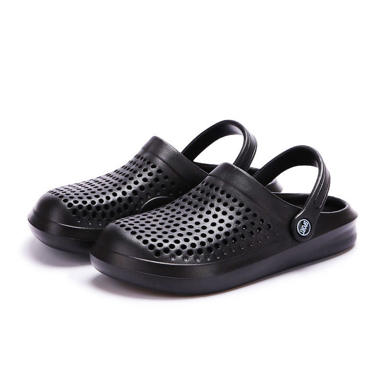 Unisex Crocs-stiilis rand- ja veesandaalid, kerge EVA materjal, lame tald, suvi 2025