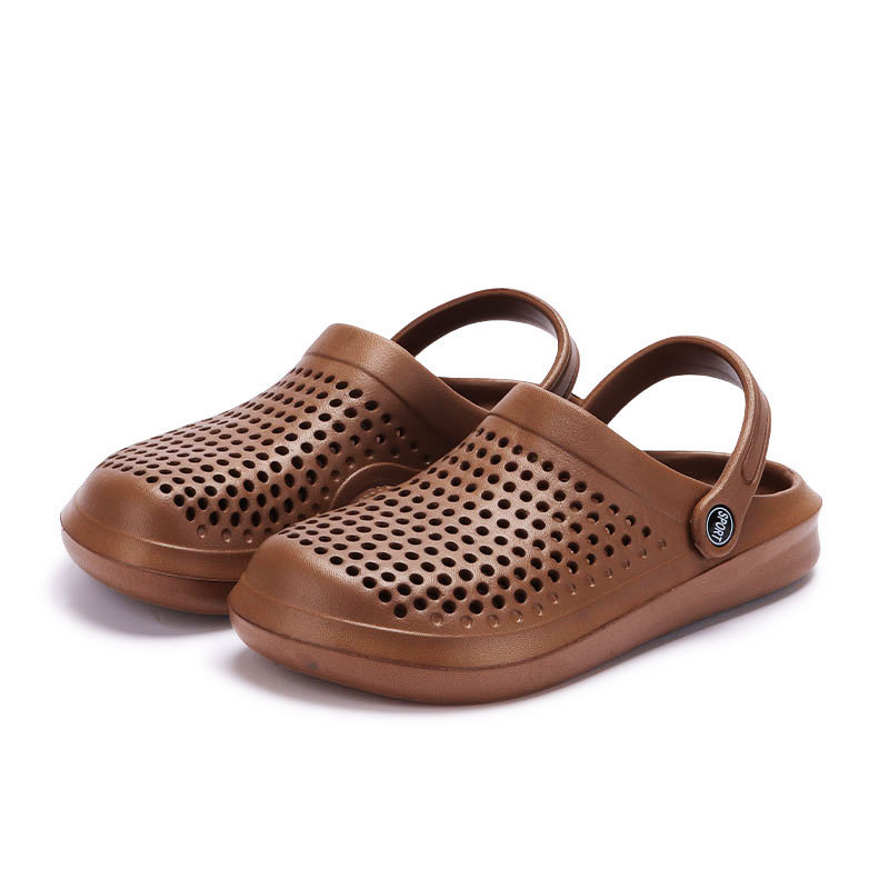 Unisex Crocs-stiilis rand- ja veesandaalid, kerge EVA materjal, lame tald, suvi 2025