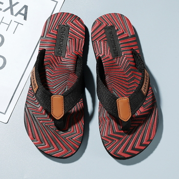 Мъжки джапанки - свободен стил, отворени пръсти, PVC горно покритие, EVA подметка, инжекционно формирана подметка