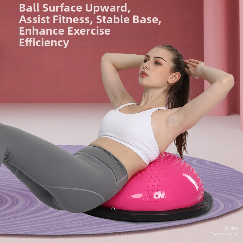 Wave Speed Ball – pusapvalė balanso jogos kamuolys, PVC, 6 kg, pripučiamas