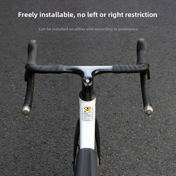 Maanteejalgratta juhtraua helin koos kõverdatud pistikuga, ROCKBROS, vasksegust kate + alumiiniumpõhi + plastik pistik, unisex