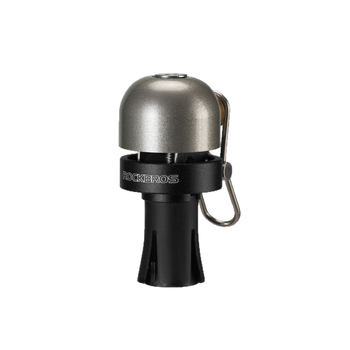 Звънче за кормило на шосеен велосипед с извита щепсела, ROCKBROS, медно-сплавен корпус на звънчето + алуминиева основа + пластмасов щепсел, унисекс