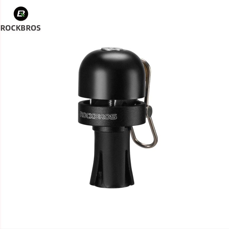 Maanteejalgratta juhtraua helin koos kõverdatud pistikuga, ROCKBROS, vasksegust kate + alumiiniumpõhi + plastik pistik, unisex