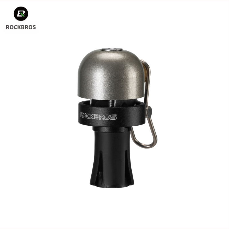 Maanteejalgratta juhtraua helin koos kõverdatud pistikuga, ROCKBROS, vasksegust kate + alumiiniumpõhi + plastik pistik, unisex