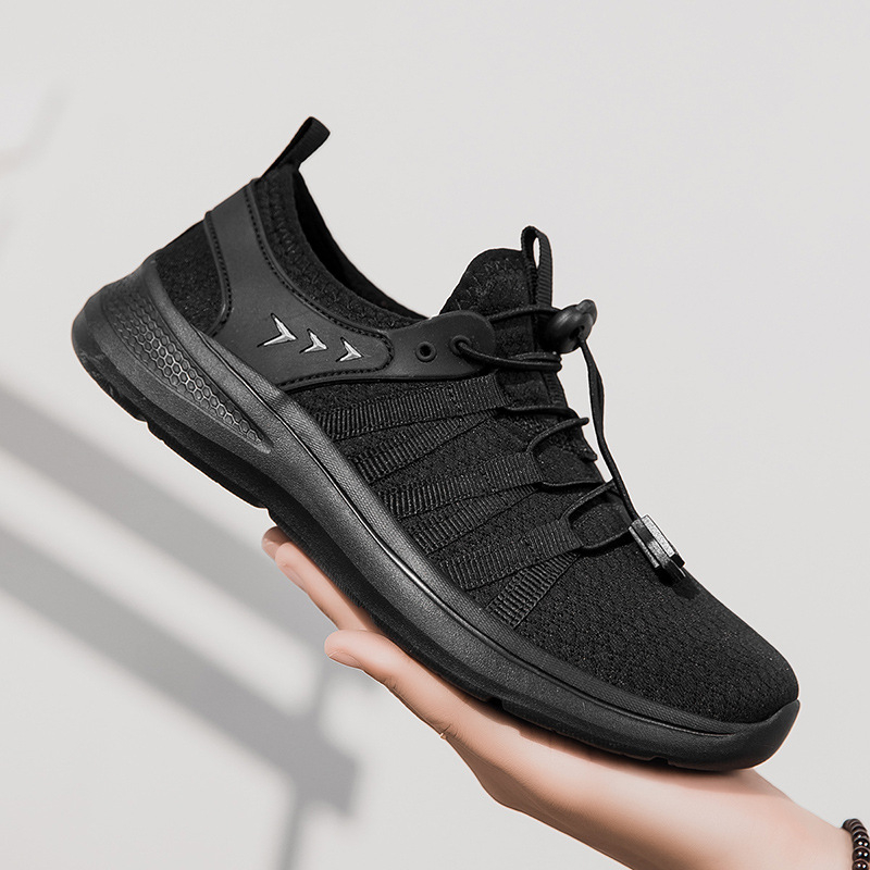 Női slip-on cipő fly weave felsőrész, elastikus záródás, EVA talpbetét, MD talp