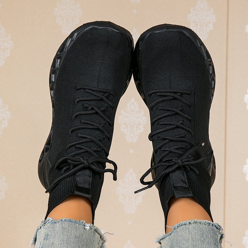 Hálózatos Slip-On sportcipő, kerek orr, alacsony talp, lélegző, MD talp