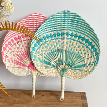 Χειροποίητος μπαμπού ανεμιστήρας διακοσμητικός για σαλόνι και υπνοδωμάτιο, μοντέρνο μινιμαλιστικό στυλ, προσαρμόσιμο