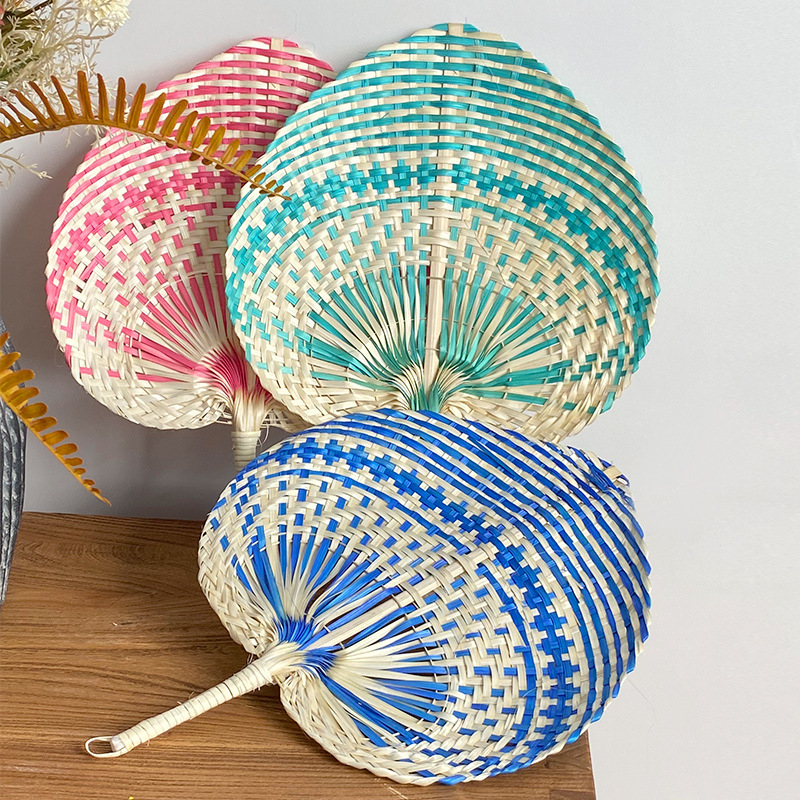 Χειροποίητος μπαμπού ανεμιστήρας διακοσμητικός για σαλόνι και υπνοδωμάτιο, μοντέρνο μινιμαλιστικό στυλ, προσαρμόσιμο