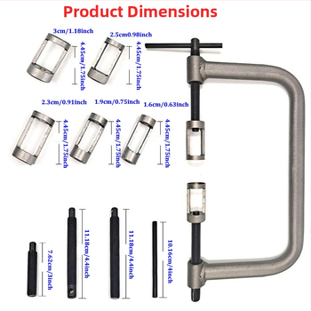 Vožtuvų spyruoklių išėmimo ir montavimo replės, be išardymo, auto remonto įrankių rinkinys, anglies plienas