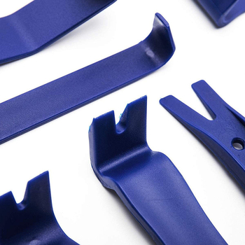 11 dalių automobilio interjero demontavimo įrankių rinkinys (PP) durų panelėms ir garso sistemai