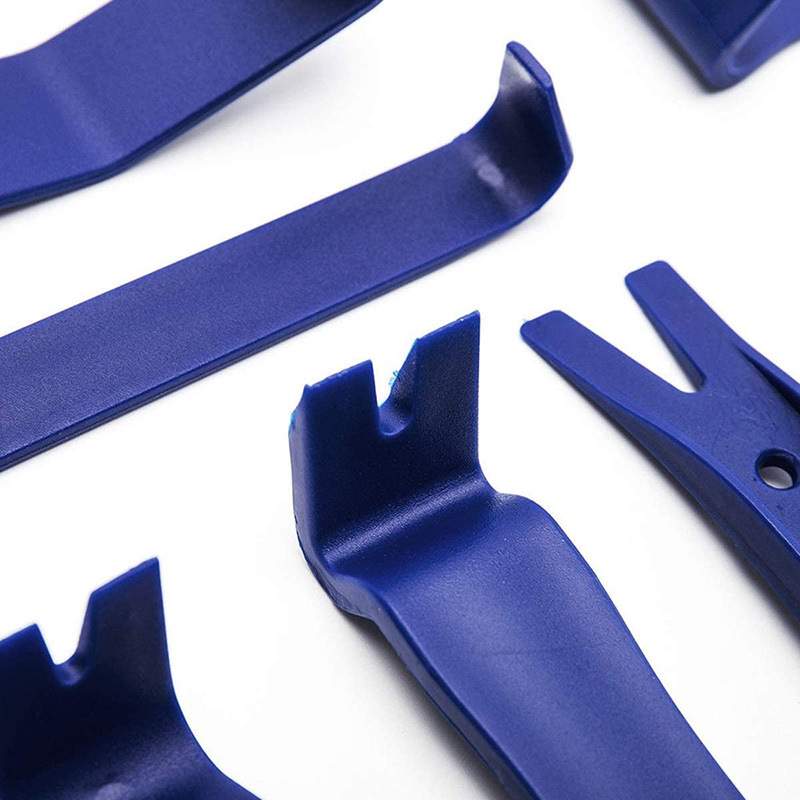 11 dalių automobilio interjero demontavimo įrankių rinkinys (PP) durų panelėms ir garso sistemai