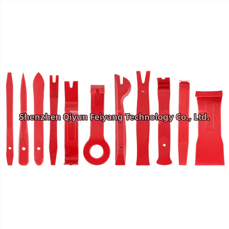 11 dalių automobilio interjero demontavimo įrankių rinkinys (PP) durų panelėms ir garso sistemai