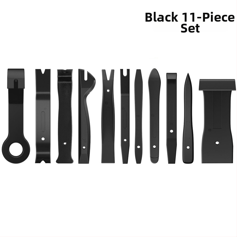11 dalių automobilio interjero demontavimo įrankių rinkinys (PP) durų panelėms ir garso sistemai