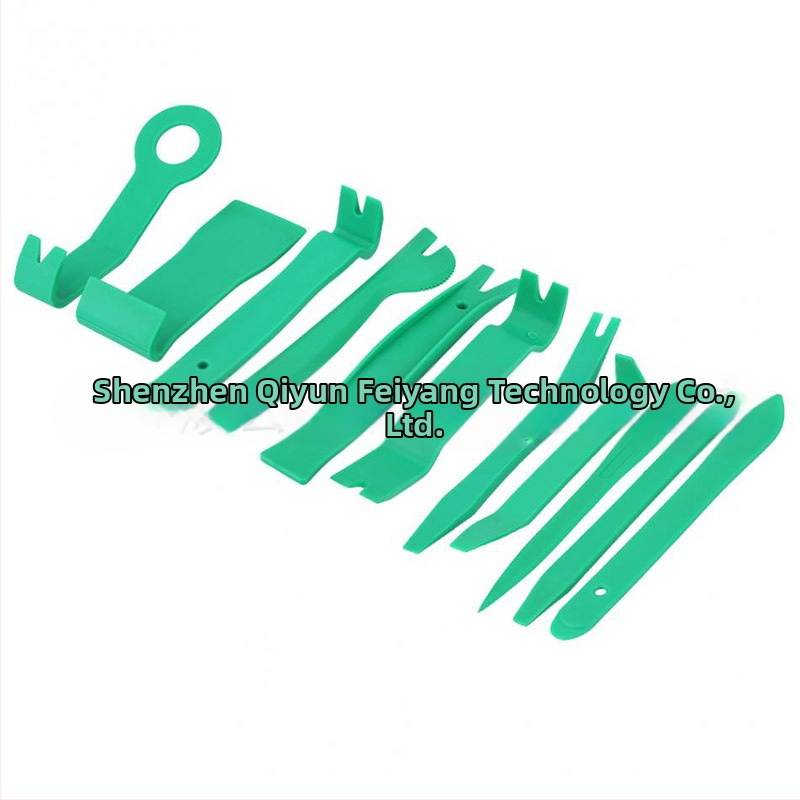 11 dalių automobilio interjero demontavimo įrankių rinkinys (PP) durų panelėms ir garso sistemai