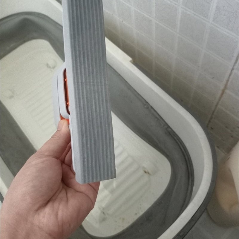 Sulankstomas mini stalinis mopas stalų valymui; patvarus; rankinis plovimas; medžiaga: kempinė; svoris 450 g; universalus naudojimas